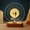 MNBON Personalized LED Night Light Song & Photo - Special Valentine's Day Gift - Custom Anniversary Present - Romantic Couple's Thoughtful Gift for Him and Her - Engagement Celebration view 2
