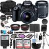Canon Rebel T100 Vlogger Kit:EF-S 18-55mm is II Lens,128GB Memory,Tripod,3 Piece Filter Kit,Gadget Bag,Remote Shutter,USB Card Reader,Cleaning Kit & Software Package (Renewed) view 1