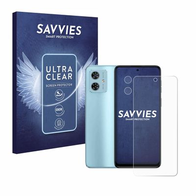 savvies Screen Protector compatible with Motorola Moto G54 (Front+Camera) Protection Film Clear 18-Pack