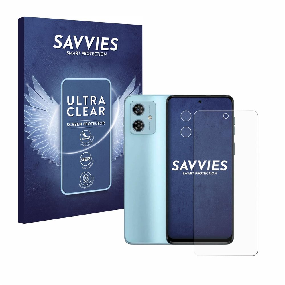 savvies Screen Protector compatible with Motorola Moto G54 (Front+Camera) Protection Film Clear 18-Pack