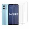 savvies Screen Protector compatible with Motorola Moto G54 (Front+Camera) Protection Film Clear 18-Pack view 2