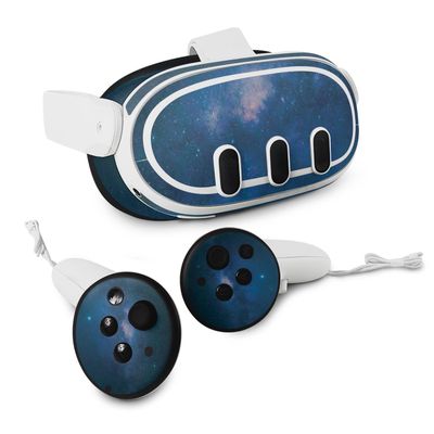 MightySkins Skin Compatible with Meta Quest 3 - Night Sky | Protective, Durable, and Unique Vinyl Decal wrap Cover | Easy to Apply, Remove, and Change Styles