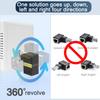 HATMINI Gigabit 360 Degree Ethernet Adapter90 Degree Angle Network LAN Cat5 Cat6 Extension Adapter1000Mbps RJ45 8P8C Male to Female Connector for Computers, Laptops, Routers view 4
