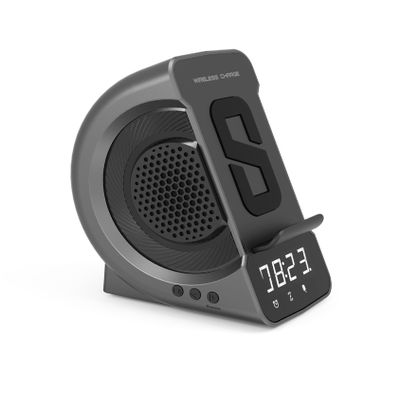 Bluetooth Speaker Wireless Charging Portable Radio Creative Audio (Black)