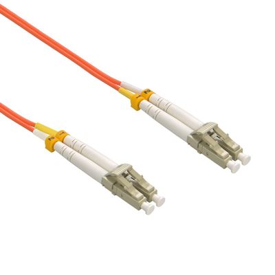 0.3 Meter LC/UPC-LC/UPC OM1 Multimode Duplex OFNR Fiber Optic Patch Cable