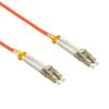 0.3 Meter LC/UPC-LC/UPC OM1 Multimode Duplex OFNR Fiber Optic Patch Cable view 1