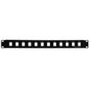 1U 19" 12port Blank Panel for Keystone Jack view 1