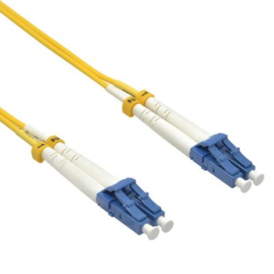 6m LC/UPC-LC/UPC Singlemode Duplex OFNR 2.0mm Fiber Optic Patch Cable