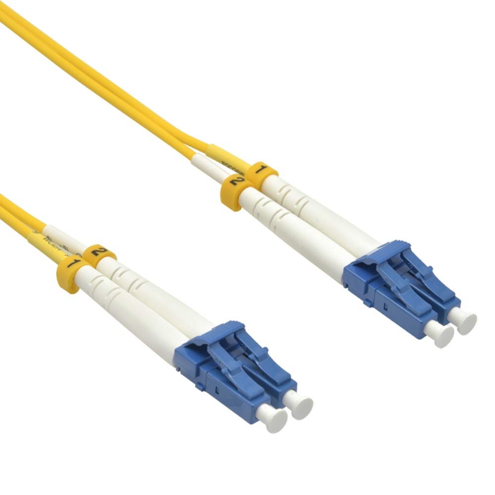 6m LC/UPC-LC/UPC Singlemode Duplex OFNR 2.0mm Fiber Optic Patch Cable