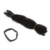 12" Hook and Loop Strap 1/2" Width Black, 50pc Pack view 1