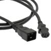 6Ft Power Cord C20 to C13 Black/SJT 14/3 view 1