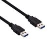 10Ft USB3.0 A-Male to A-Male Black view 1