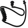 PRYME-(RA-C101199-TC-BLK-5)-Black Acoustic Tube Earphone Repair Kit - Includes Acoustic Tube, Rubber Earbud, and Elbow; Twist Connect (TC) - (5 Pack) view 1