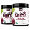 Force Factor Total Beets Organic Beetroot Powder, Superfood to Boost Daily Nutrition, USDA Organic, Vegan, Gluten-Free, and Non-GMO Beet Supplement, Unflavored, 180 Servings, 2-Pack view 1