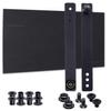 HolsterSmith DIY Sheath Making Kit - 1-Piece Design - KYDEX - P1 Texture - Black - IWB SoftLoops (Black) - (w/Mounting Hardware) view 1