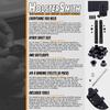 HolsterSmith DIY Sheath Making Kit - 1-Piece Design - KYDEX - P1 Texture - Black - IWB SoftLoops (Black) - (w/Mounting Hardware) - (w/Molding Foam and Eyelet Hand Setter) view 4