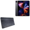 BoxWave Keyboard Compatible with Apple iPad Pro 12.9" (6th Gen 2022) - SlimKeys Bluetooth Keyboard, Portable Thin with Chiclet-Style Keys - Jet Black view 1