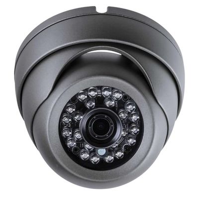 Eyemax HD TVI 1080P 2MP Eyeball Camera in/Outdoor TIB-0022 Series White 3.6mm Fixed Lens 12V DC, TIB-0022 Dark Gray Color