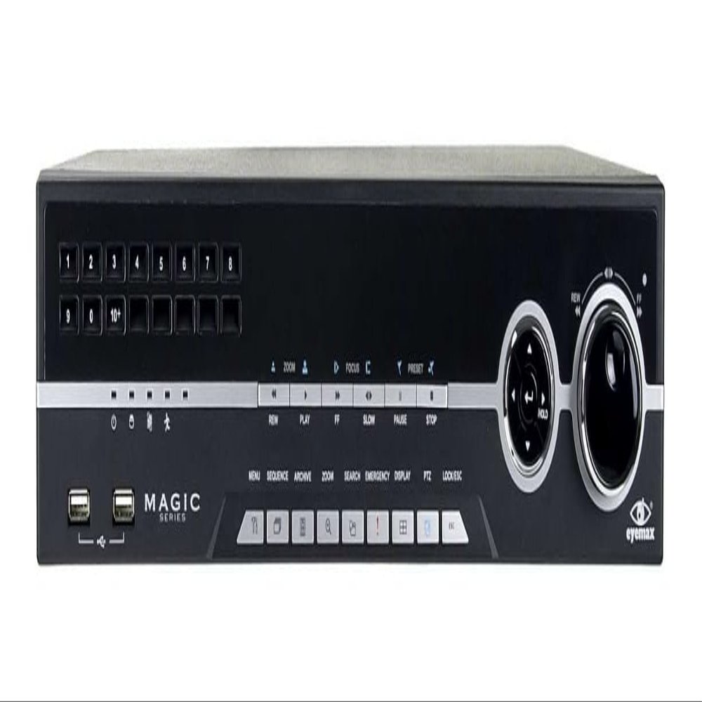 Eyemax Magic Viewer Magic Series 8CH Full Recording 1080P Hybrid CCTV HD-SDI DVR System XVST-MAGIC08 4TB HDD