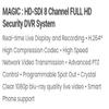 Eyemax Magic Viewer Magic Series 8CH Full Recording 1080P Hybrid CCTV HD-SDI DVR System XVST-MAGIC08 4TB HDD view 3