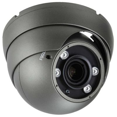 Eyemax TIB-B32V-W HD-TVI 1080P Eyeball Night Vision Camera 2.8-12mm Vari Focal Lens in/Outdoor use Dark Gray Color