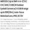 Eyemax TIB-MB5332V HD-TVI 5MP Eyeball Night Vision Camera 2.8-12mm Motorized Lens in/Outdoor use White Color view 2