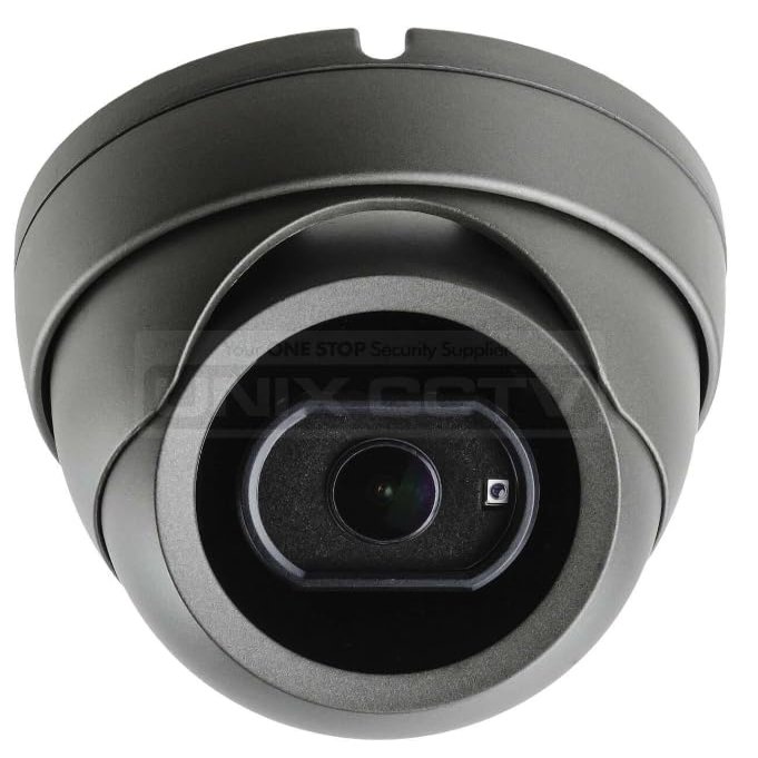 Eyemax TIB-B8422 8MP 4K UHD Eyeball Night Vision Camera 3.6mm Fixed Lens in/Outdoor use Dark Gray Color 12V DC