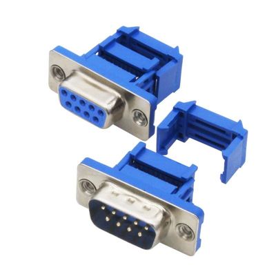 10pcs DB9 Crimp Type Connector Male Female Plug Serial Port connectors D-SUB RS232 Adapter(Female)