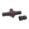 3PIN 4PIN 4 Way Led Industrial Electrical Waterproof X-Connector IP68 L20 Four-Way Cable Cross Shape Outdoor Connectors(4PIN) view 4