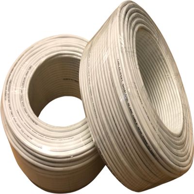 24/6 24AWG 6conductors (6X0.22sq mm) CCA Alarm Cable Security Cable, Thermostat Wire, Alarm Control Cable, Copper Clad Aluminum, for Fire/Sound/Security BurglarShield Wire, Station Wire 328ft White