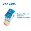 1Pcs UKK160A UKK-160A Junction 1 in 6 Out Universal Wire Electrical Connector Din Rail Terminal Block Power Distribution Box view 2