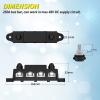 12V Power Distribution Block 250A Bus Bar Terminal Block with Cover Terminal Studs Terminal Screw 1Pcs (Color : Black) view 3
