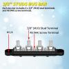 12V Power Distribution Block 250A Bus Bar Terminal Block with Cover Terminal Studs Terminal Screw 1Pcs (Color : Black) view 4