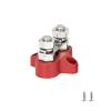 5/16 Terminal Block Studs M8 48V Junction Block Bus Bar Insulated Dual Heavy Duty Power Distribution Stud Positive Negative RV 1Pcs (Color : Red) view 2