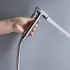 Chrome Bidet Sprayer for Toilet, Full Pressure Leakproof Cloth Diaper Sprayer for Baby, Bathroom Brass Handheld Bidet Sprayer Set view 3
