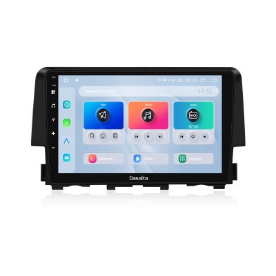 Dasaita Android 13 Car Stereo for Honda Civic 2015-2022 with Wireless Carplay & Android Auto, 9" Touch Screen Head Unit, Radio, GPS Navigation, 6G RAM 64G ROM, Bluetooth 5.0, 5G WiFi, 4G LTE, DTS