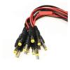 10pcs/lot 2.1x5.5mm Male and Female Plug 12V DC Power Pigtail Cable Jack for CCTV Camera Connector Tail Extension Cable 12V DC Cable (Color : 10 Male) view 1