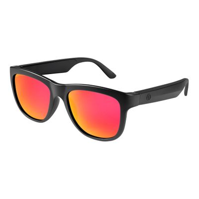 GS01 Smart Bluetooth Sunglasses, Audio Sunglasses With Speaker,Polarized lens, Touch Control, Open Ear Music and Hands-Free (Red)