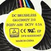 DFS160005040T FGHV-A00 CPU Cooling Fan Replacement for Toshiba for dynabook TX/5GG TX/5GGD TX/4FGL Laptop 5V 0.5A 4PIN view 4