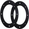Mairuker 2 Pack 4 inch Speaker Spacer Ring Adapter Black ABS Plastic, 4'' Universal Subwoofer Speaker Spacers for Auto Cars, Boats, Trucks, and More view 1