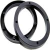 Mairuker 2PCS 6.5'' Black Plastic Speaker Spacer Adaptor Ring Mounting Bracket, 6.5 inches Dia Speaker Spacer Rings for Cars, Boats, Trucks, and More view 1