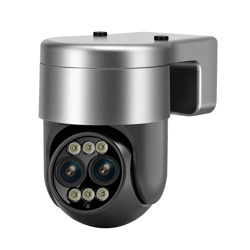 4MP 4mm-12mm 8X Zoom Dual-Lens Dual-Light Source WiFi Indoor Security Camera Full Color Night Vision Human Motion Detection Two-Way Audio Home Pan 355 Tilt 90 PTZ Smart Surveillance Camera