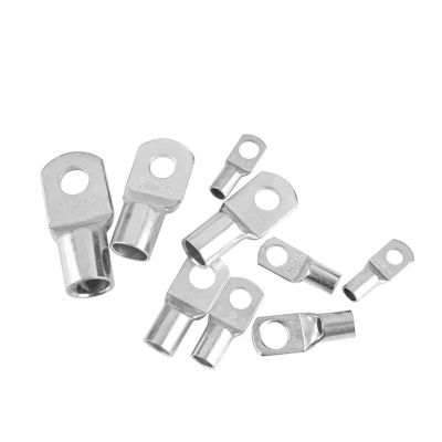 5/10/20pcs SC Type Wire Nose Terminal 35/50/70/95 Bare Copper Block Lugs Hole 6/8/10/12mm Crimp Cable End Connector (Color : SC35-8, Size : 5 pcs)