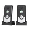 WOOXGEHM Wireless Intercom Doorbell, Two Way Portable Intercom with A and B Channels and Three Volumes for Home and Office, Home Doorbell Sturdy Intercom Kit(Black) view 1
