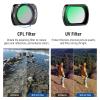 NEEWER Magnetic ND CPL UV Filter Set Compatible with DJI OSMO Pocket 3 Creator Combo Accessories, Action Camera 6 Pack UV ND16 ND32 ND64 ND256 Neutral Density & Polarizing & UV Protective Filters view 3