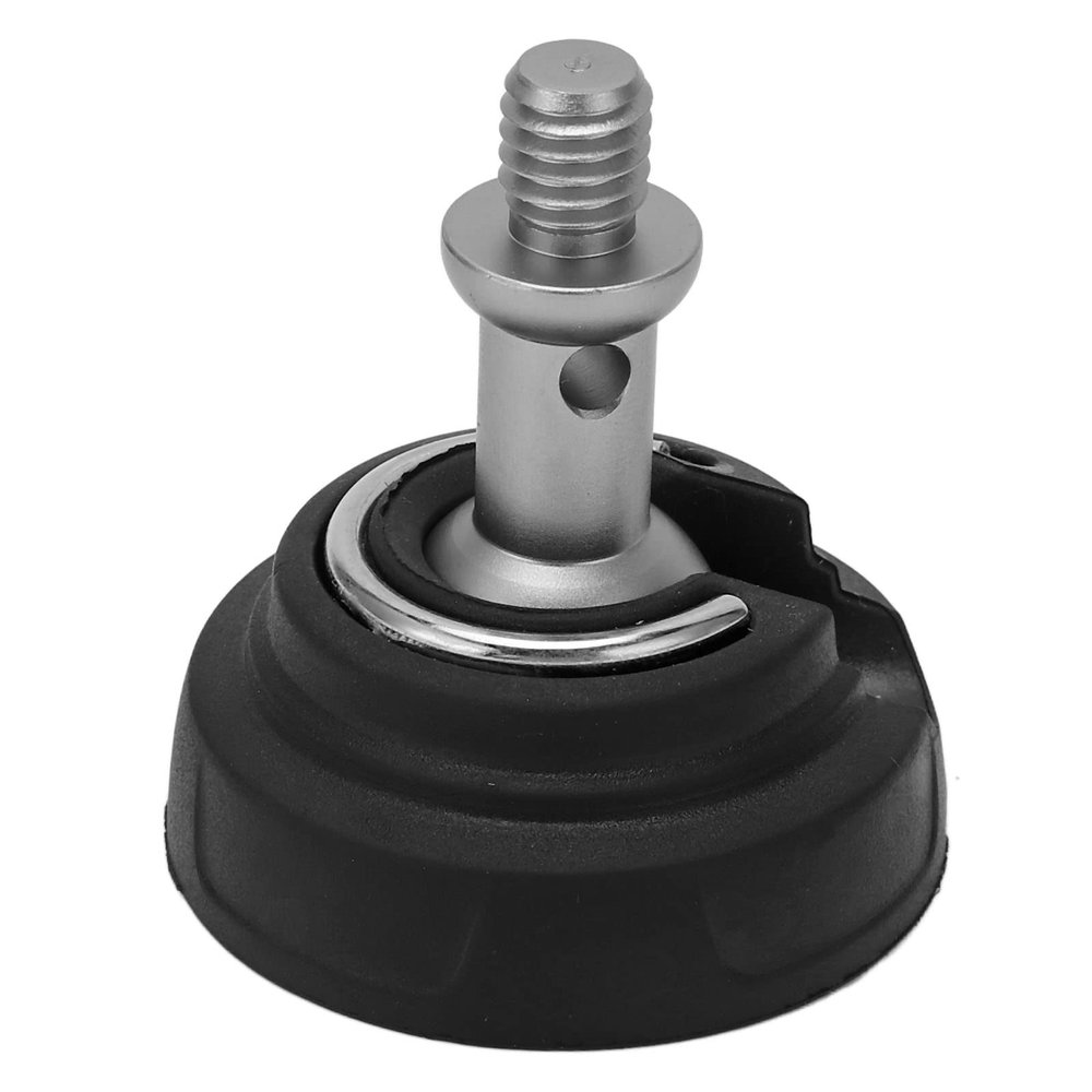 Stainless Steel Tripod Foot Pad, Non Slip Rubber, 50mm Diameter, Replacement for Camera Tripods