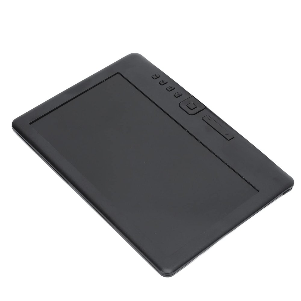 Acogedor 7in HD Color Screen E Reader, 800x480 Resolution, Large Memory, Navigation Buttons, EPUB PDF TXT Support, Protective Cover (4GB)