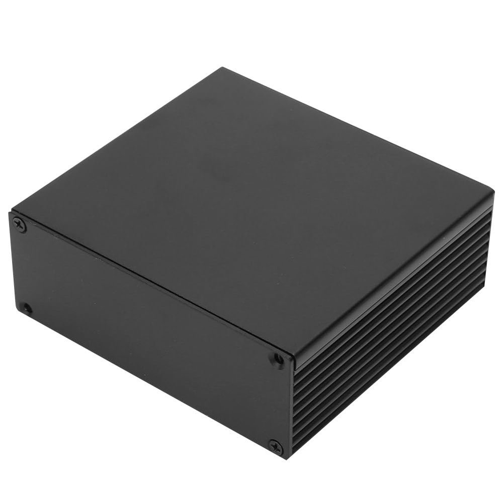 40 * 110 * 100mm Black Metal Junction Box Waterproof Aluminium Case PCB Project Instrument Amplifier Enclosure Electronic Housing