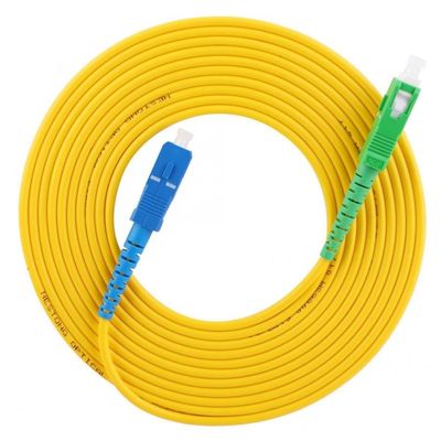 15m/20m Single Mode Fiber Jumper Optical Fiber Patch Cord SC/UPC for Fiber Optical Communication Instruments CATV (Size : 15m)