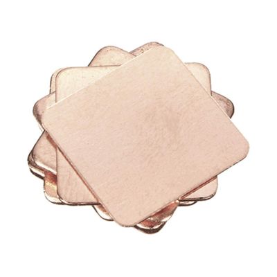 10Pcs 0.1mm-2.0mm Thick Copper Metal Sheet, Laptop Copper Strip, Copper Strip, Gasket Heat Sink for GPU CPU Graphics Chip Memory Cooling (Color : 1.5x15x15mm 10pcs)